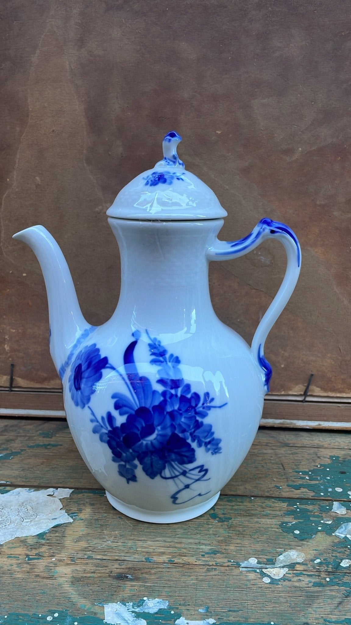 Coffee Pot with Lid Royal Copenhagen Denmark, mid-20th century - Bon Ton goods