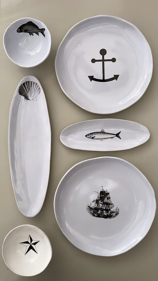 Compass Star Bowl - Bon Ton goods