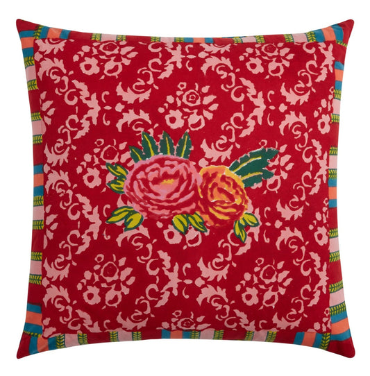 Love Flower Red - Pillow Cushion Cover 60x60 | Lisa Corti