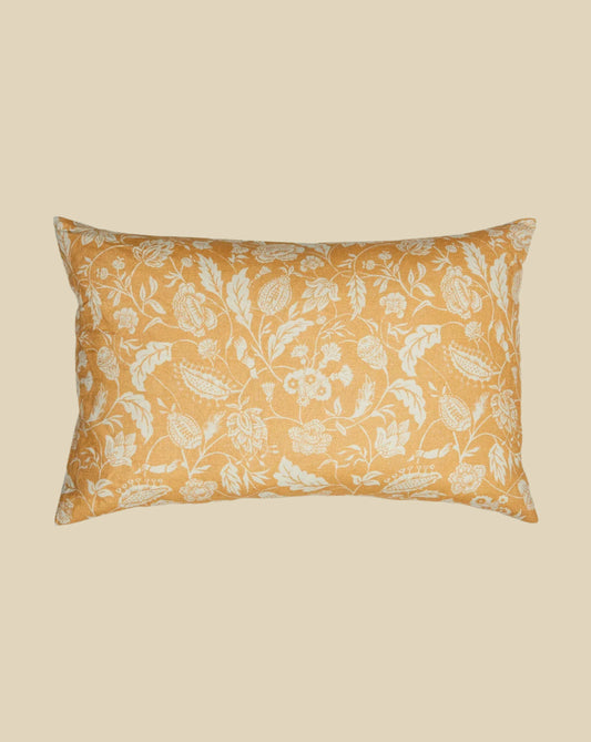 Indienne Cushion | Antoinette Poisson Linen Cushion – Domino Paper Design
