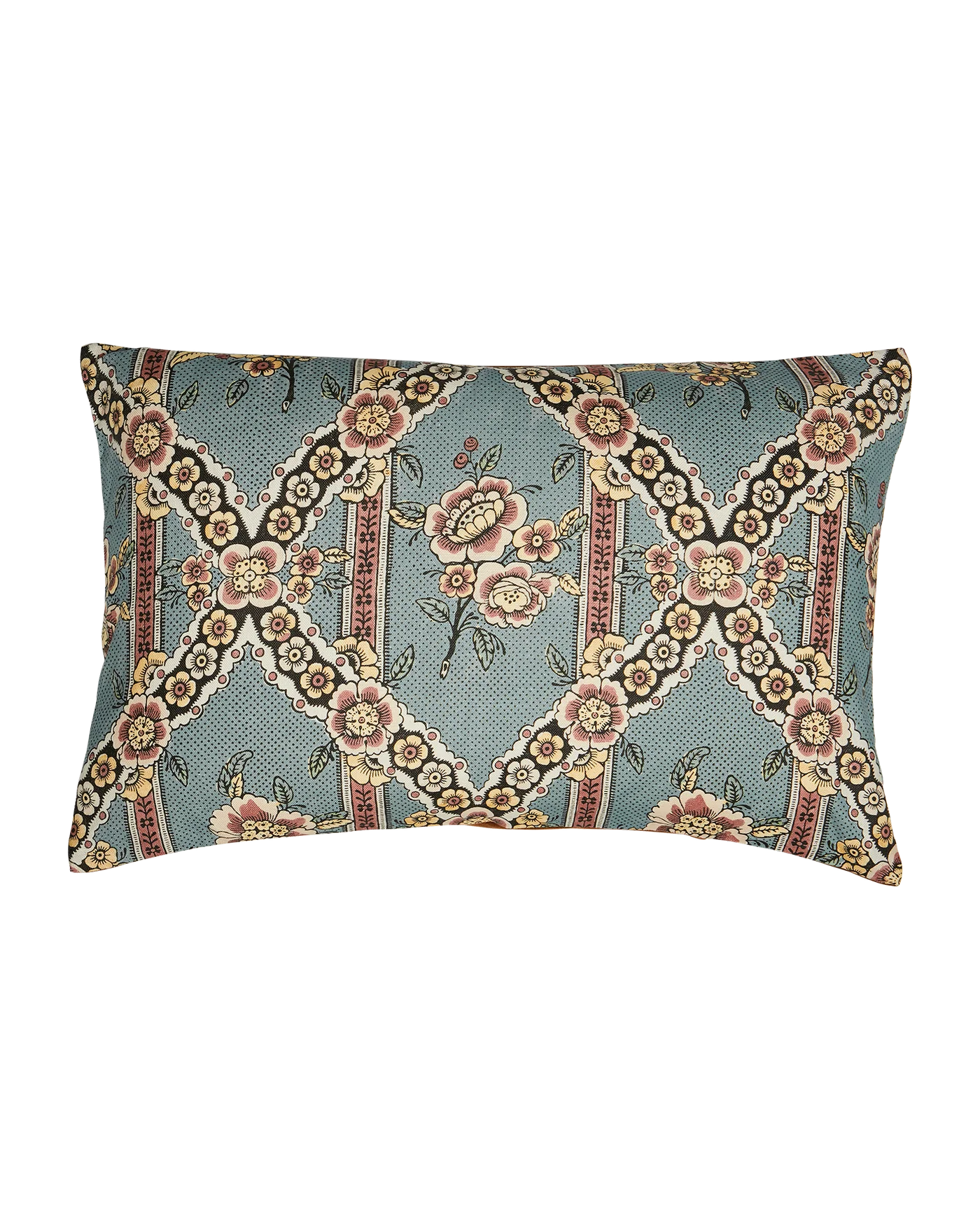 Guirlandes de fleurs Cushion | Antoinette Poisson Linen Cushion – Domino Paper Design