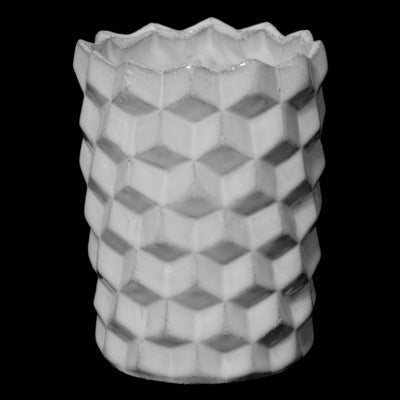 Cube Vase | Astier de Villatte: Exclusive Pre-Order Item - Bon Ton goods