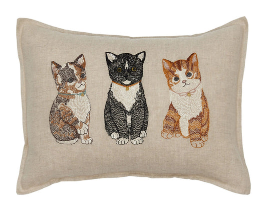 Cute Kittens Pillow | Coral & Tusk - Bon Ton goods