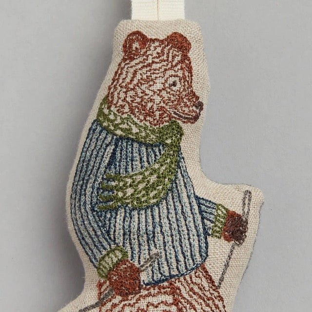 Downhill Bear Ornament - Bon Ton goods