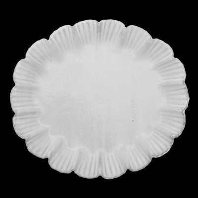 Drapé Dinner Plate, Set of 6 | Astier de Villatte: Exclusive Pre-Order Item - Bon Ton goods