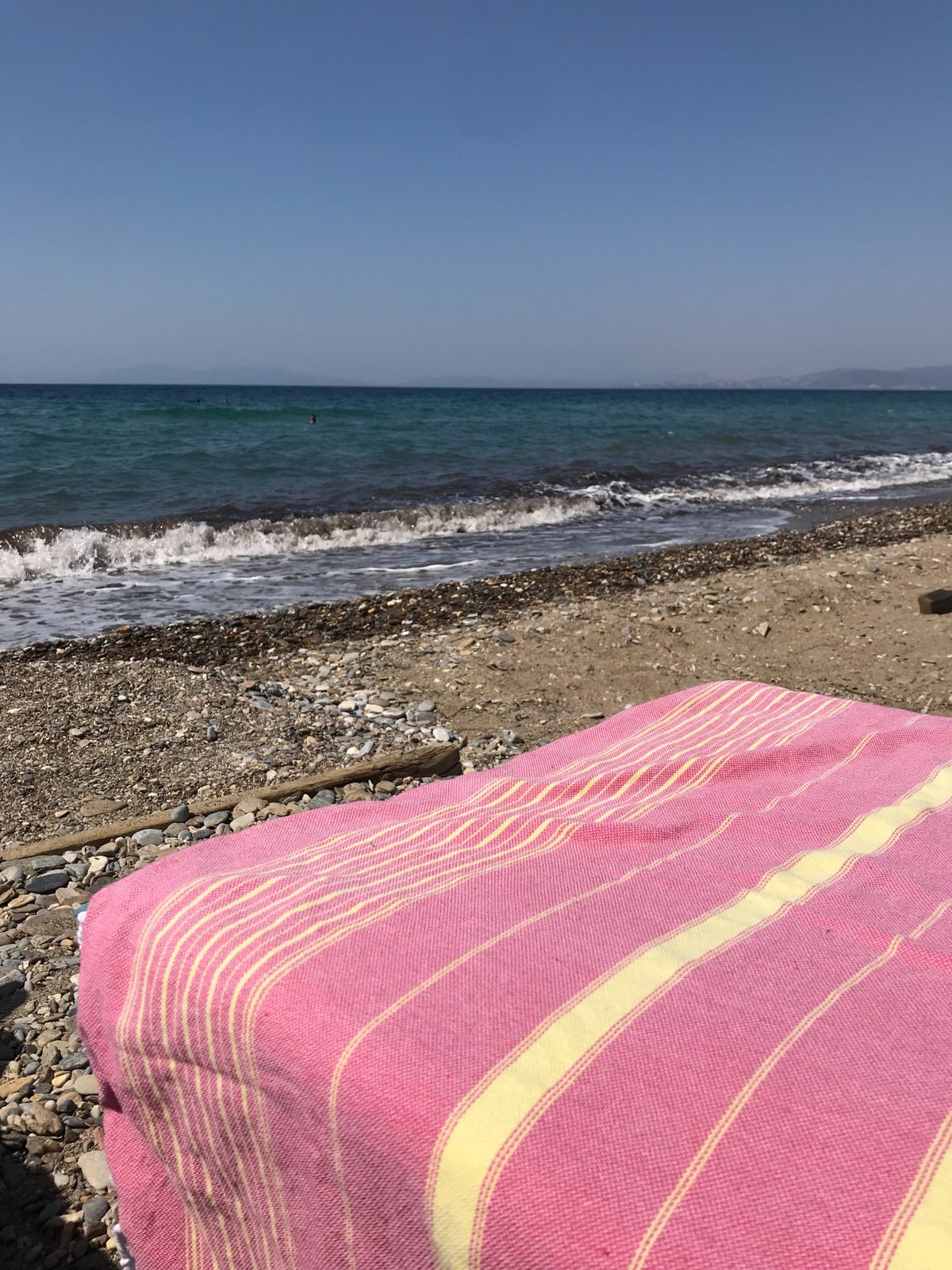 Eve Two Toned Striped Hammam Towels - Bon Ton goods