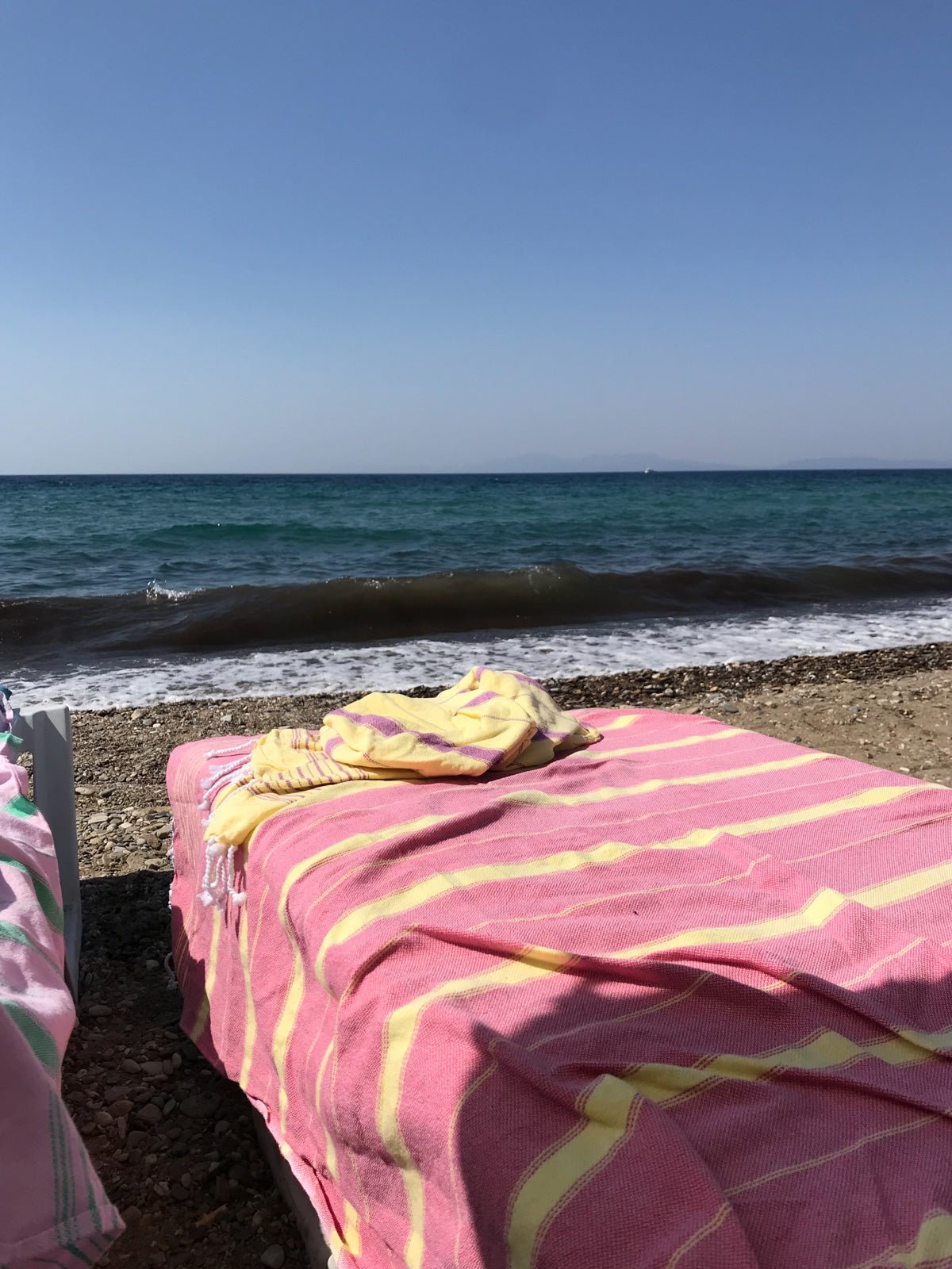 Eve Two Toned Striped Hammam Towels - Bon Ton goods