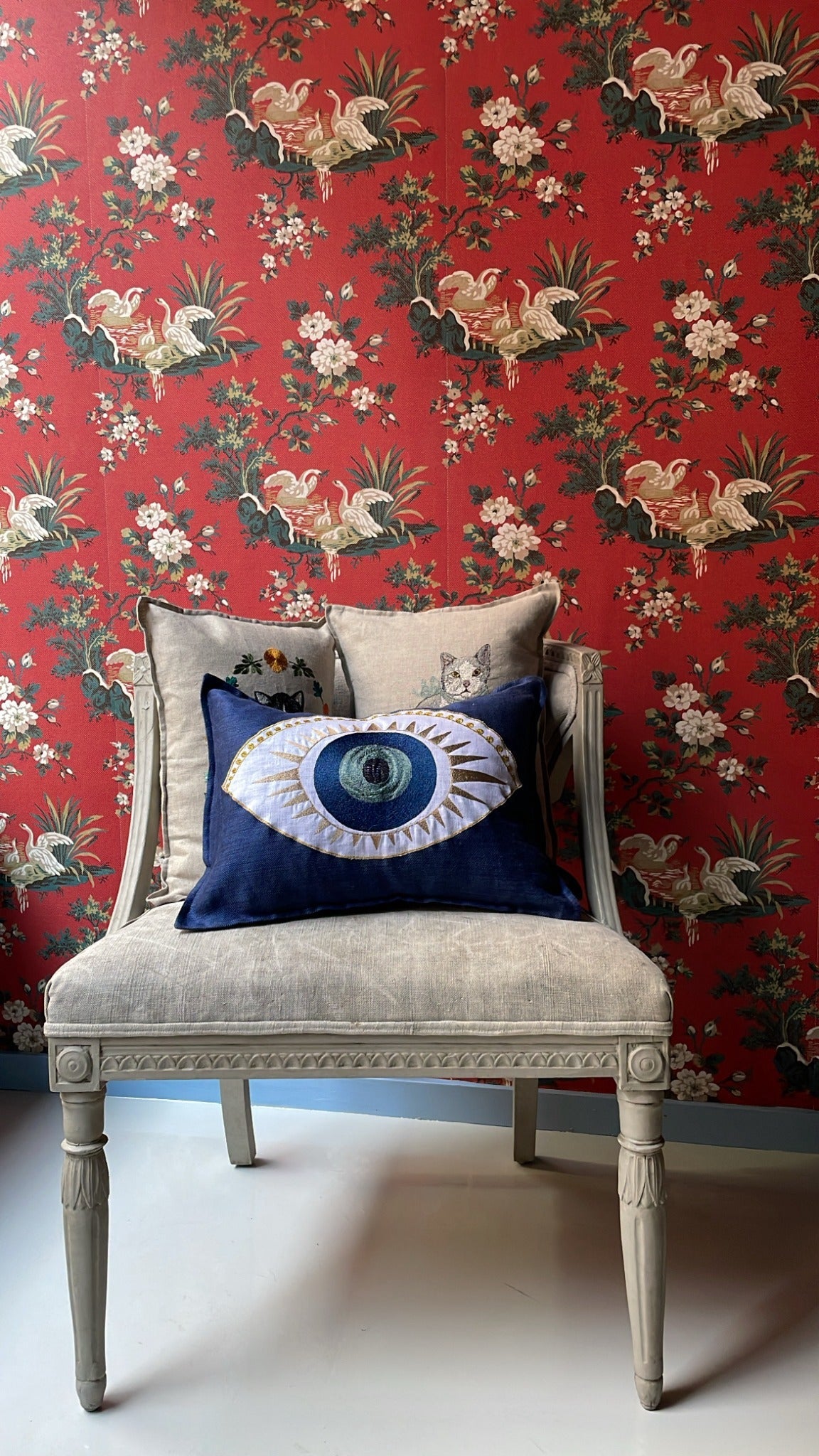 Evil Eye Applique Pillow | Coral & Tusk - Bon Ton goods