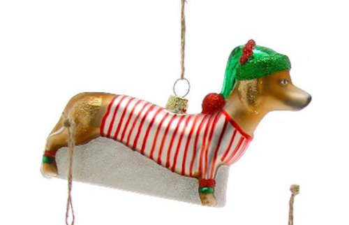 Festive Pup - Striped Pajamas - Bon Ton goods