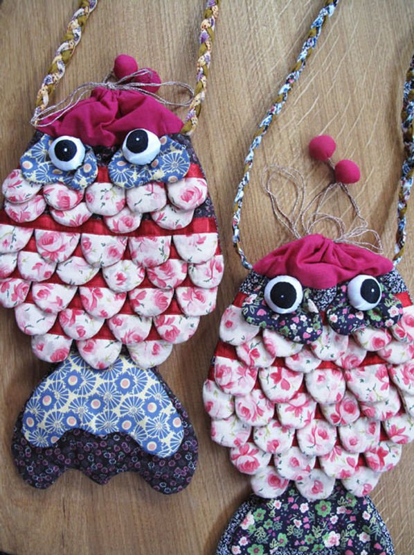 Fish Bag - Handmade - Bon Ton goods