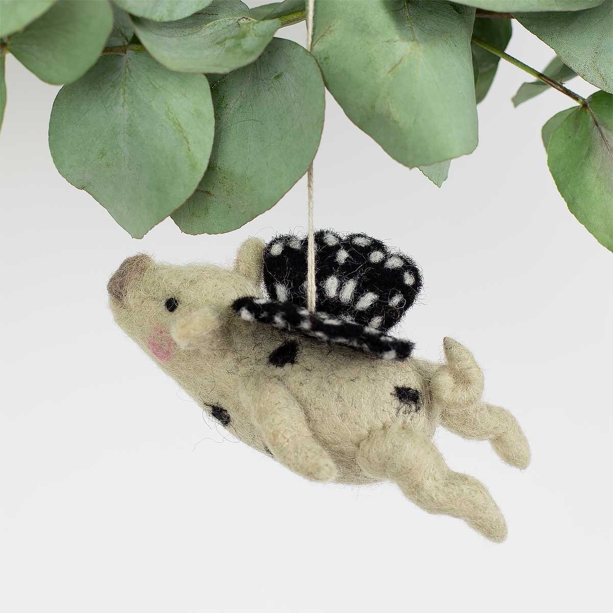 Flying Pig Ornament | Christmas Ornament - Bon Ton goods
