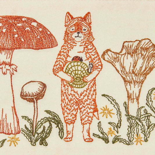 Fox with Mushrooms Card - Bon Ton goods