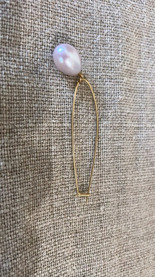 Freshwater Pink Pearl Pin | Ted Muehling - Bon Ton goods