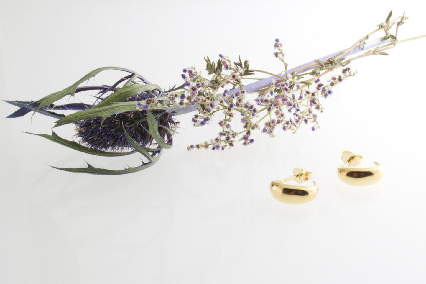 Gold Basket Earrings - Aurora - Bon Ton goods