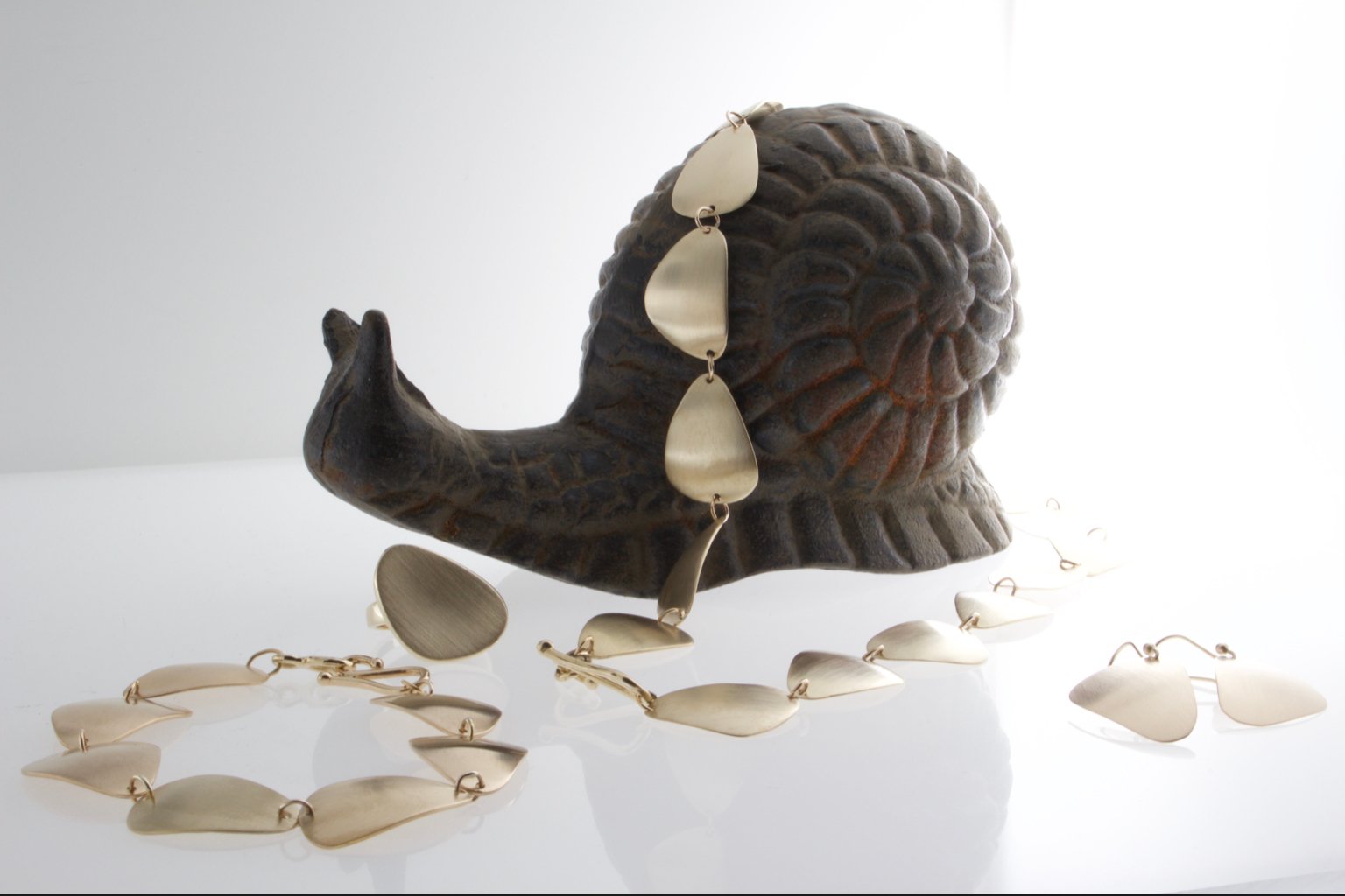 Gold Stone Anne Earrings - Bon Ton goods