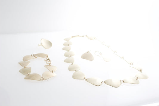 Gold Stone Necklace Sarah - Bon Ton goods