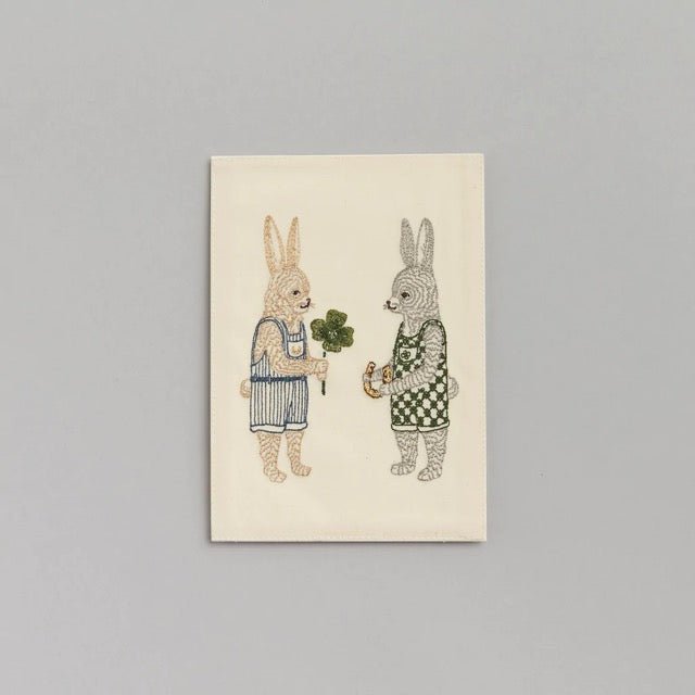 Good Luck Bunnies Card - Bon Ton goods