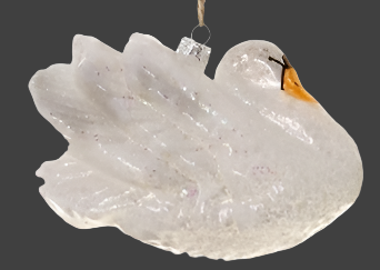Grand Swan - Creamy White | Christmas Ornament