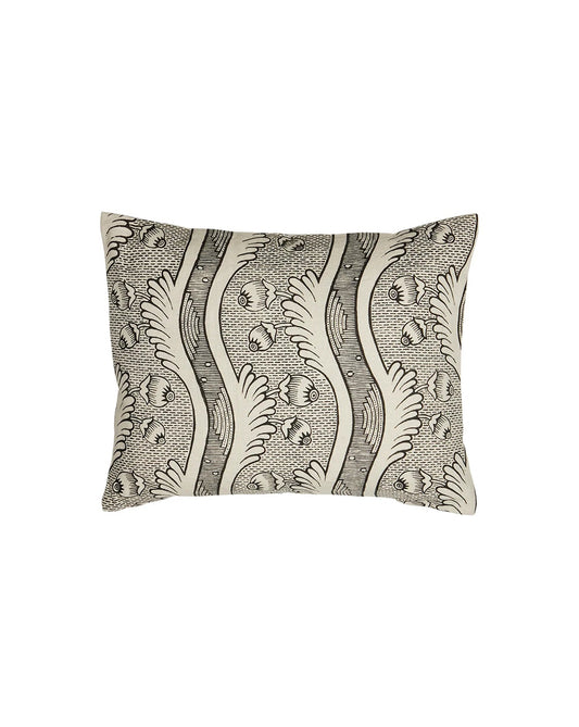 "Grenades" Small Cushion | Antoinette Poisson Linen Cushion – Domino Paper Design - Bon Ton goods