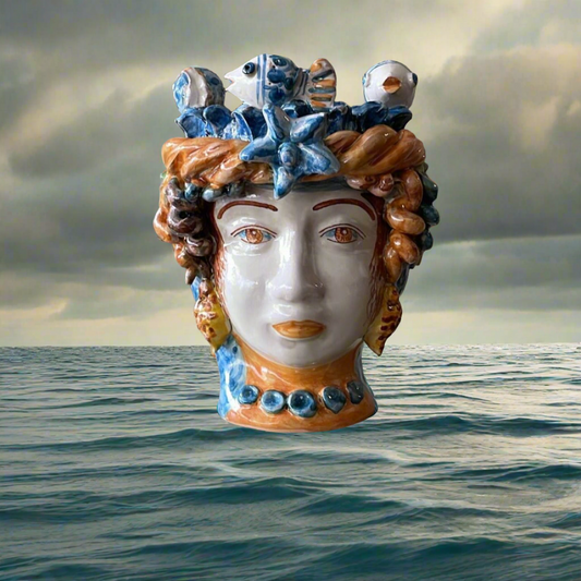 Head vase Lady of the Sea
