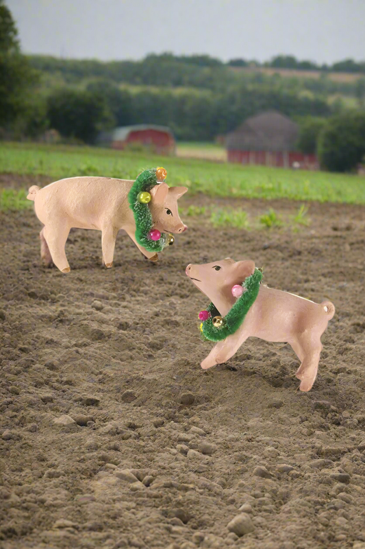 Holiday Piglet | Christmas Ornament