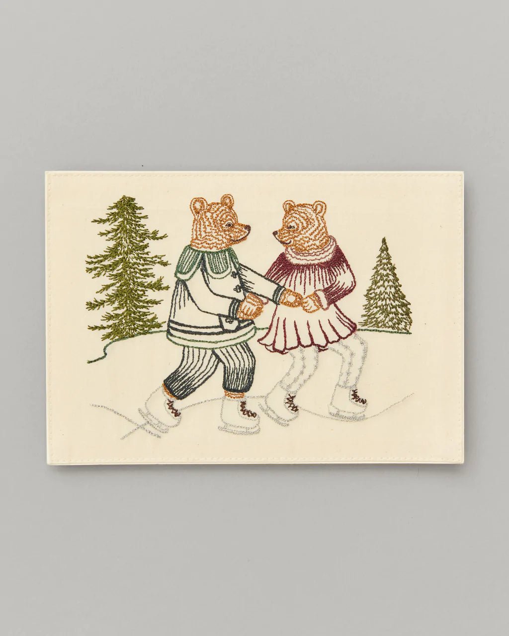 Ice Skaters Card - Bon Ton goods
