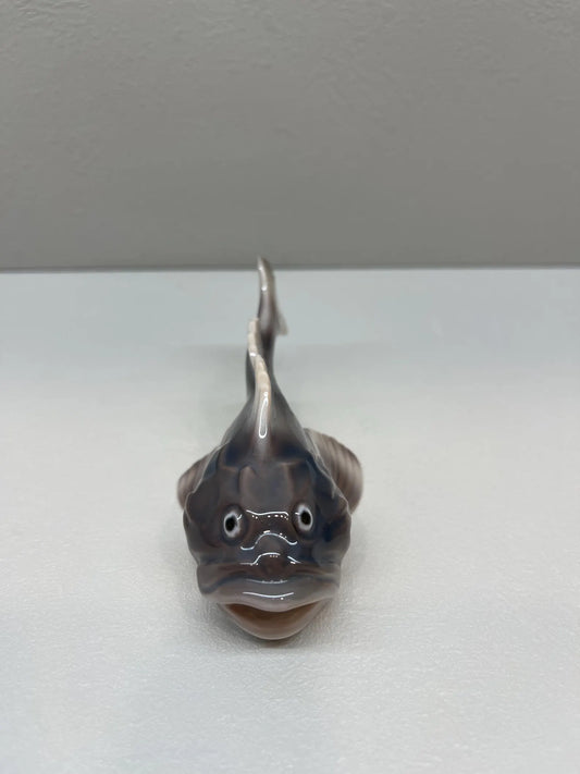 Vintage Cat Fish Figurine - Royal Copenhagen