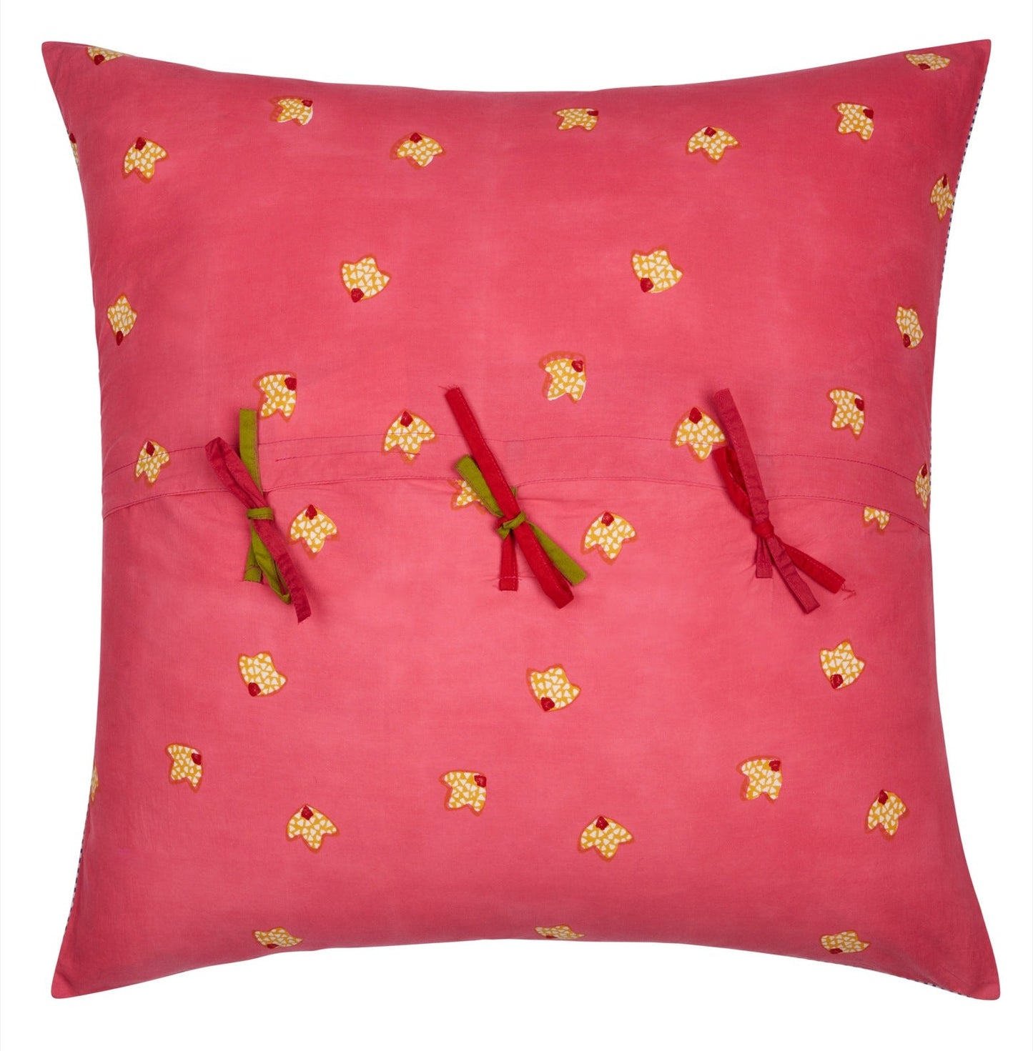 Indonesian Red Rose Pillow - Bon Ton goods