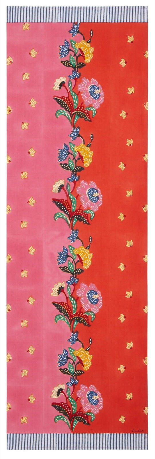 Indonesian Red Rose Runner – 50X150 | Lisa Corti