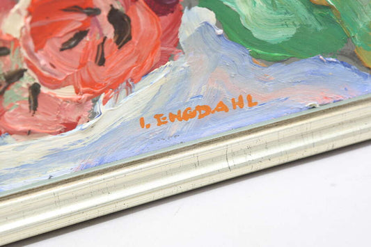 Ingvar Engdahl – Tulips Still Life | Oil on Panel (32 × 23 cm) - Bon Ton goods