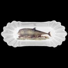 John Derian Panorama Dolphin Dish | Astier de Villatte: Exclusive Pre-Order Item - Bon Ton goods