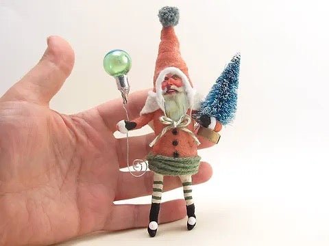 Jolly Santa - Vintage Inspired Spun Cotton - Bon Ton goods
