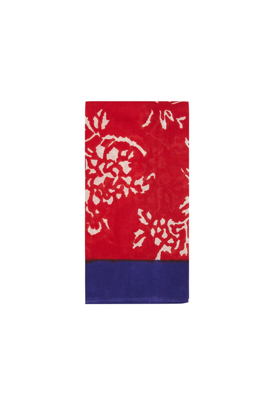 Kandem Flower Red Napkins | Lisa Corti - Bon Ton goods