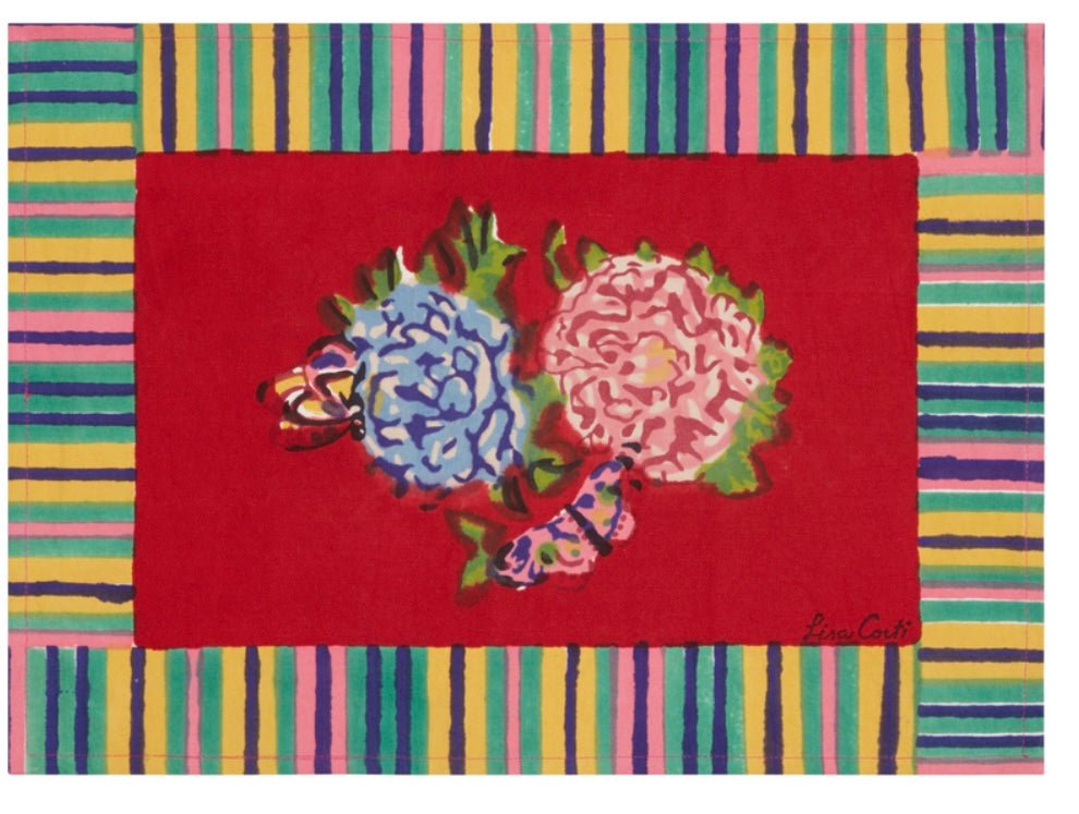 Kandem Queen Red - Placemat - Bon Ton goods