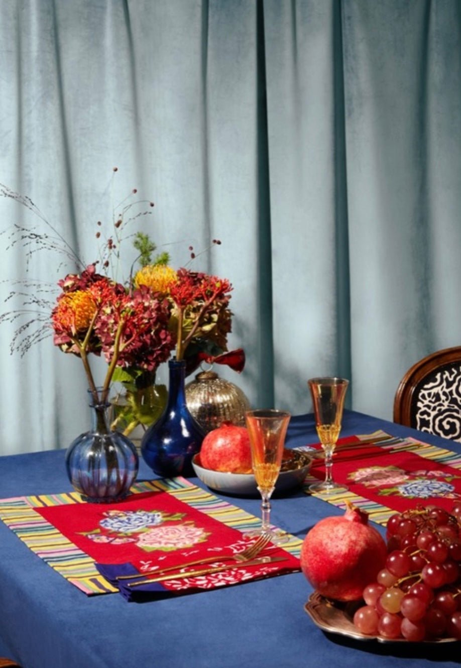 Kandem Queen Red - Placemat - Bon Ton goods