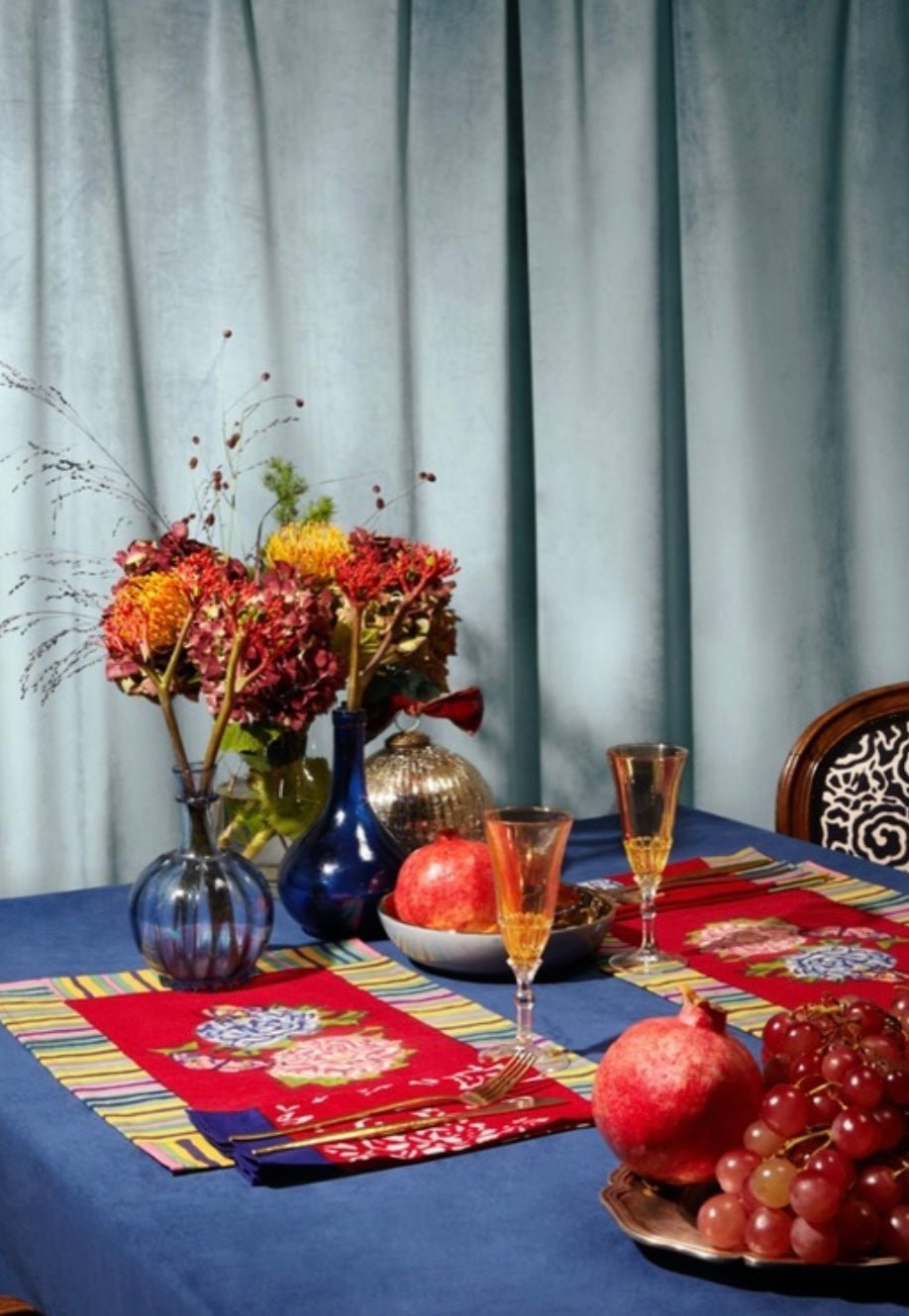 Kandem Queen Red - Placemat | Lisa Corti - Bon Ton goods