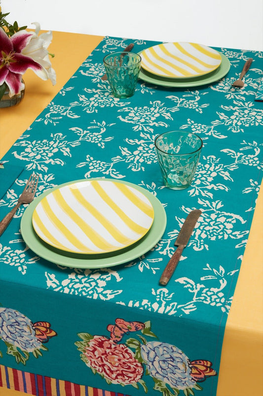 Kandem Queen Sea Green - Table Runner | Lisa Corti - Bon Ton goods