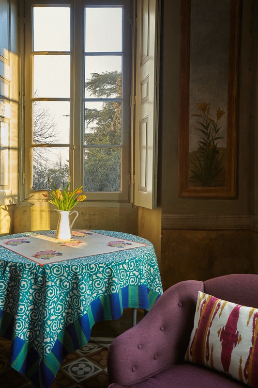 Knight Peacock - Cotton Cloth - Bon Ton goods