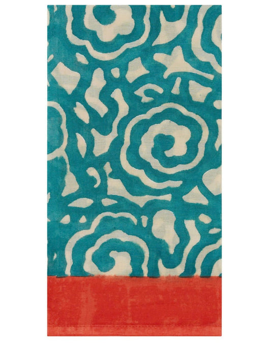 Knight Peacock Napkins | Lisa Corti - Bon Ton goods