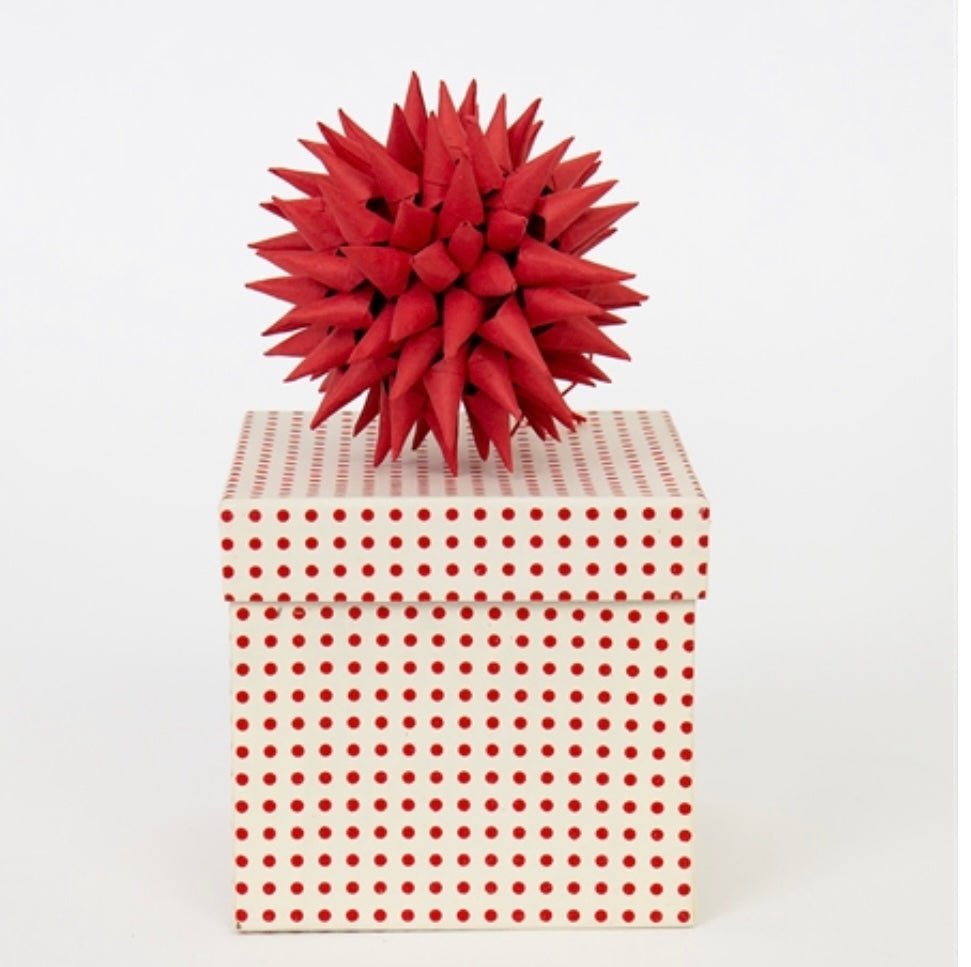 Kotte Large Christmas Ornament, Red by A World of Craft, Swedish-designed handmade Christmas decoration