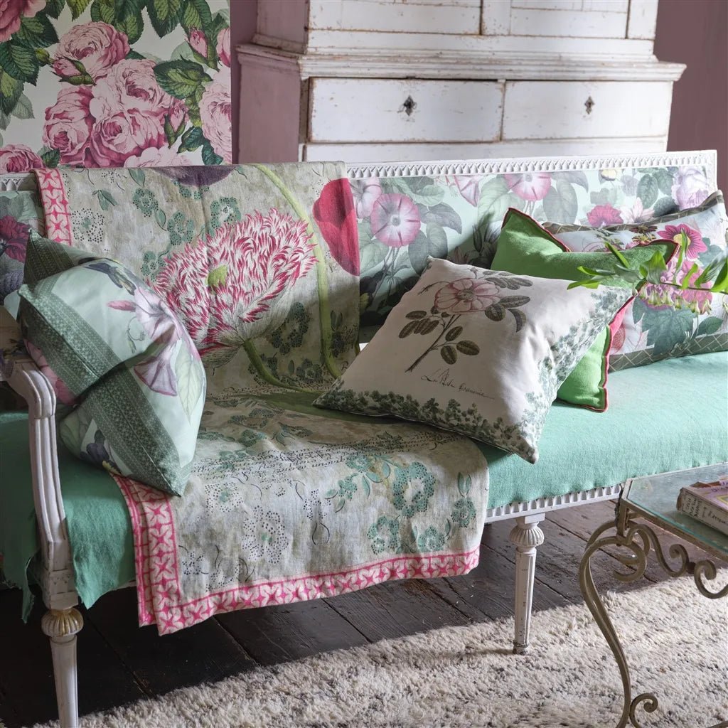 La Rose Cushion | John Derian - Bon Ton goods