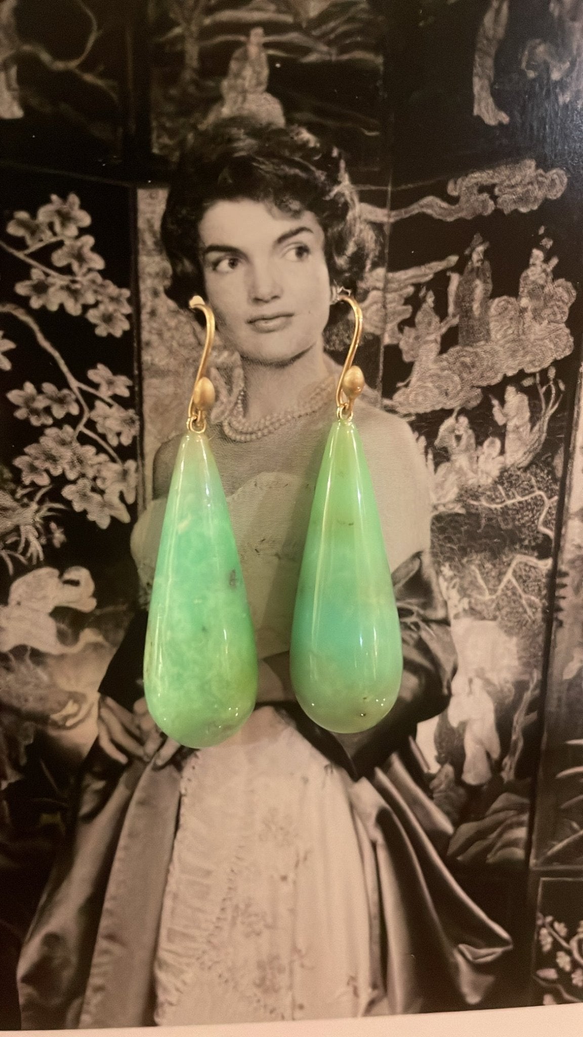 Large Chrysoprase Drop - Bon Ton goods