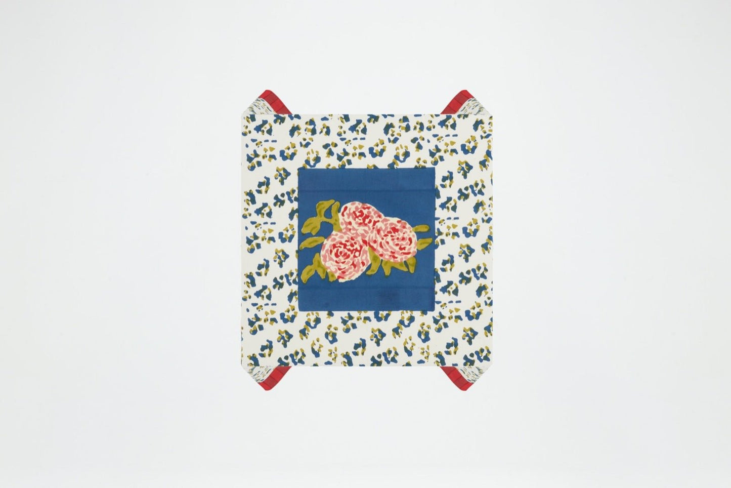 Leopard Stripes Dark Blue Cotton Cloth 110x110 | Lisa Corti - Bon Ton goods