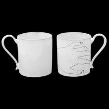 Lou Doillon Cup, Left Hand | Astier de Villatte: Exclusive Pre-Order Item - Bon Ton goods
