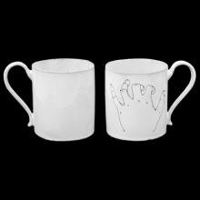 Lou Doillon Cup, Vertical Hand | Astier de Villatte: Exclusive Pre-Order Item - Bon Ton goods