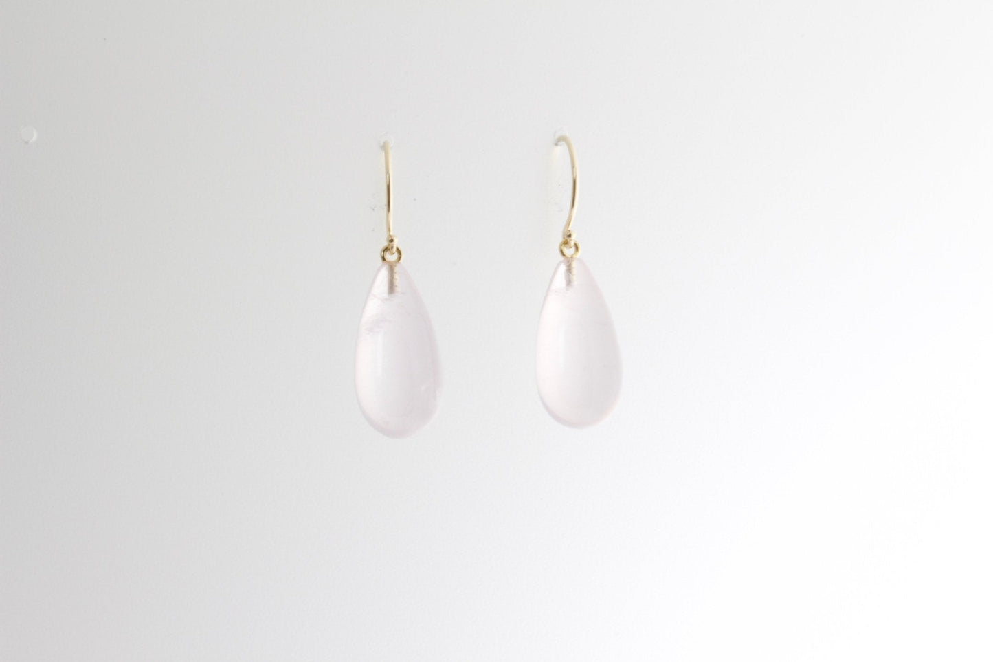Madagascan Rose Quartz Drop Earrings | Mikkel Brøgger - Bon Ton goods