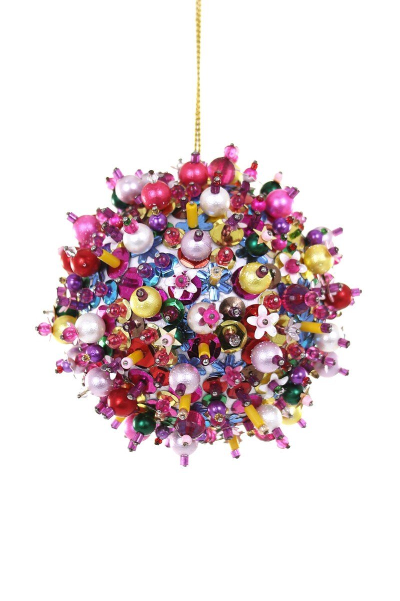 Magpie Bauble Sequin Ornament - Bon Ton goods