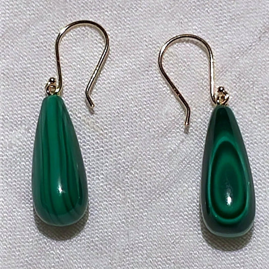 Malachite Earrings - Bon Ton goods