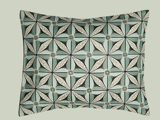'Mezieres' Vert/Green - Small Cushion - Bon Ton goods