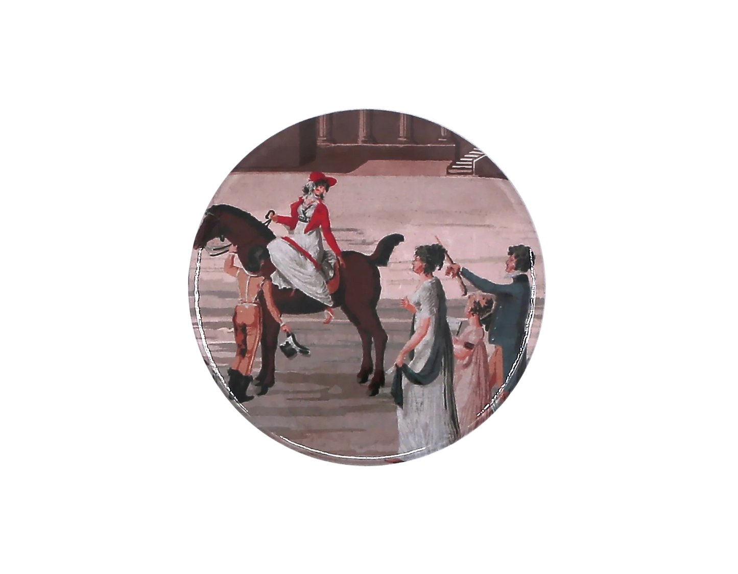 "Port-Liberté" Cavalière Pocket Mirror | Antoinette Poisson